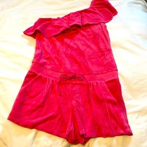 Juicy Couture terry cloth romper size S EUC